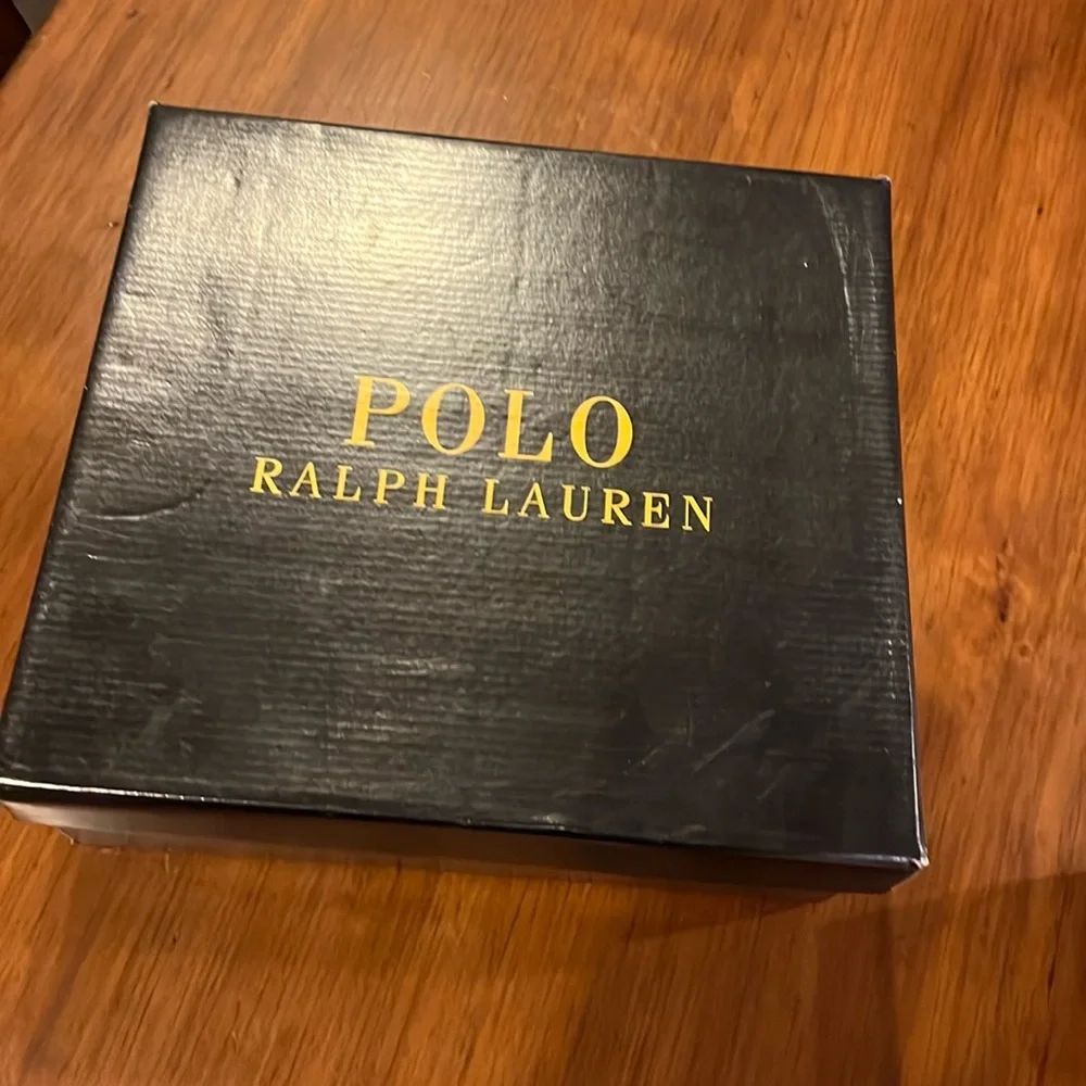 Polo Ralph Lauren Ranger Mallet Bear Boots GS Boys Girls blue Youth Size 2